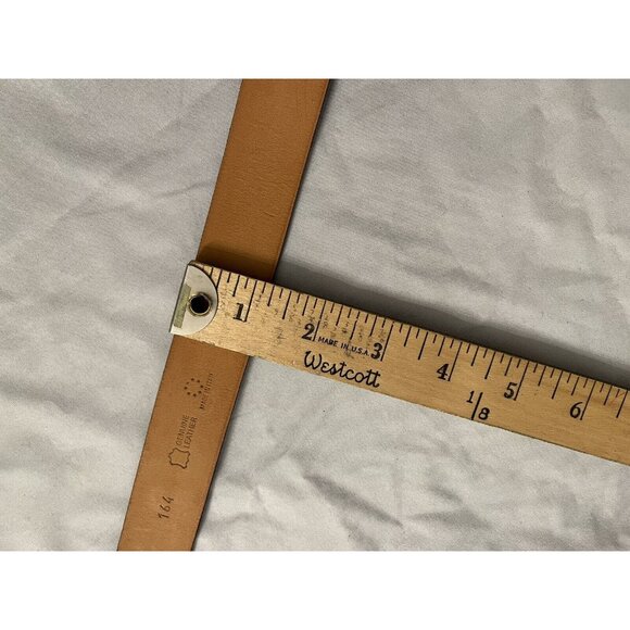 Womans Leather Black Belt Roberto Piccinetti Made in Italy XL EUC - Picture 8 of 8